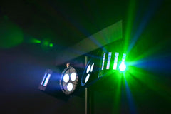 QTX Recharge DJ : Derby LED &amp; PAR Bar avec Trépied