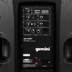 2x Gemini GD-115BT Aktivlautsprecher Bluetooth 1000W Klasse D