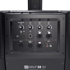 2x LD Systems Maui 28 G2 2000W Säulenlautsprecher PA-System Aktivmixer Bluetooth