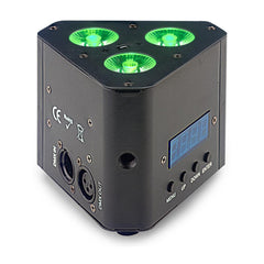 Stagg Wedge Tri LED Uplighter inc Remote *B-Stock