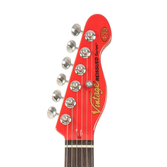 Vintage V72 Electric Guitar - Firenza Red