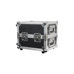 2x Equinox Asteroid White – 5 x 40W RGBW LED Multi-Beam Mirrorball Effect Light Bundle