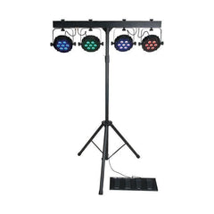 Showtec Compact power lightset MKII Incl. bag, footswitch & stand