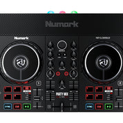 Contrôleur DJ Numark Party Mix Live avec casque Numark HF125 + ensemble ordinateur portable