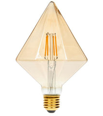 Prolite 4W Dimmable LED Tri-Diamond Gold Filament Lamp 1800K ES
