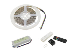 Set LED Strip 300 5m 5050 RGB/WW/CW + RF Controller + Transformer 24V