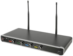 Chord NU4-H Quad UHF Wireless Microphone System Handheld  Karaoke DJ Disco