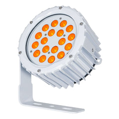 LEDJ Aspect XL Exterior Amber Feature Light (White Housing)