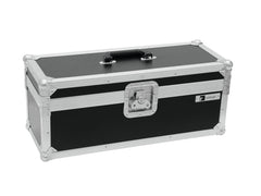 Roadinger Flightcase 4 x Wedge Battery Uplighter - Chauvet EZWEDGE IbizaTruss Batt