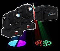 2x Equinox Fusion Spot MKII Moving Head inc Case