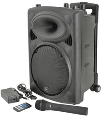 Sono portable QTX QR10PABT avec Bluetooth et micro sans fil