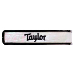 Thalia Taylor Black Chrome Finish Capo - White Pearl With Black Taylor Logo