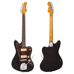 Vintage V65 Electric Guitar With Vibrato - Gloss Black