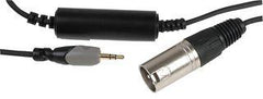 Pulse In-Line Ground Loop Hum Isolator for iPad/Laptop DJ Disco 3.5mm Jack to XLR Male