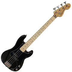 Vintage V30 Coaster 7/8 Bass Guitar Pack - Gloss Black