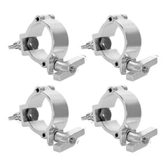 4x Duratruss DT Mini 360 Wing Argent Demi-Coupleur Pro 100kg 50mm 2"