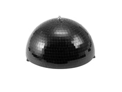 Eurolite Half Mirror Ball 30Cm Black Motorized