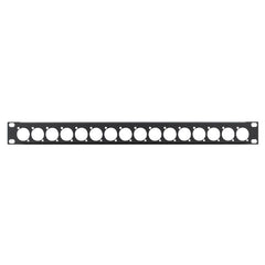 Penn Elcom 1U 19'' gestanztes Rackpanel – 16 D-Typ (R1269/1UK/16)
