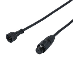 LEDJ 1m Hydralock DMX Male - Seetronic IP XLR 5-Pin Female Cable