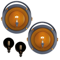 Showtec Edison Vintage V1 DMX Light Bundle of 2 inc dimmable Filament Lamps