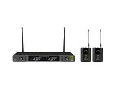 Q Audio QWM 1970 BP UHF Dual Channel Beltpack Wireless System CH70