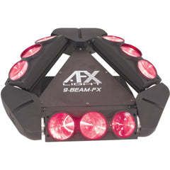 Centre de table à effet lumineux AFX 9BEAM-FX 'SPIDER'