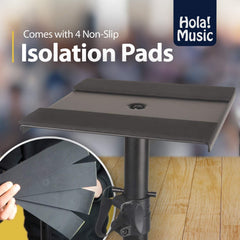 Hola! Monitor Speaker Stand Pair - 2 Studio Tripod Monitor Stands  *B Stock*