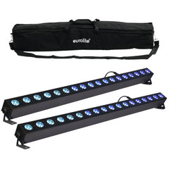 2x Thor LB003 LED Light 1M Bar Batten Wall Washer 18x 3W RGB Bundle