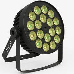 4x Thor Mighty Par Quad RGBW LED Slim Par 18 x 4W Uplighter