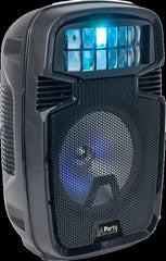 PLS PARTY-8COMBI Active Battery Speaker inc LED Light Effect