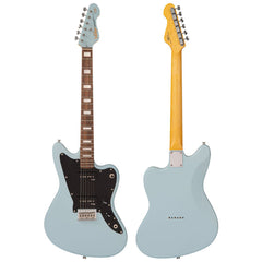 Vintage V65 Hardtail Electric Guitar - Satin Blue