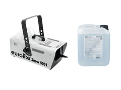 EUROLITE Set Snow 5001 Schneemaschine + Schneeflüssigkeit 5l