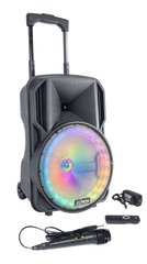 PLS PARTY-10RGB Tragbarer Akku-Lautsprecher Bluetooth-Soundsystem *B-Ware