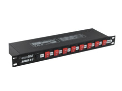 Eurolite 8 Way Switching Panel Rackmount Switch DJ Lighting Control with IEC Outlets