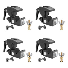 4x Adam Hall SCP710BSET1 Universal Hook Clamp Mounting Claws 13mm-55mm