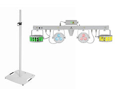 Eurolite Set LED KLS Laser Bar FX Light Set blanc + BPS-3 Support d'enceinte blanc