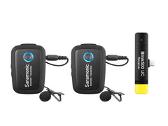 Sarmonic BLINK500 B6 (2x TX + RX) 2.4G Wireless Microphone System for USB-C