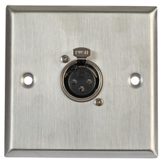 Pro Signal Wall Plate with 1 x 3 Pin Female XLR Socket