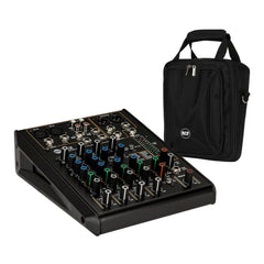 RCF F-6X Console de mixage 6 canaux enregistrement karaoké FX bureau + sac