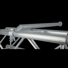 Showgear Angled Boom Arm Coupler MKII 1000mm Brushed Silver 50kg SWL