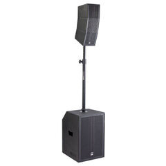 2x Audiophony MOJO2200curve Inc Abdeckungen, 1600W Curve Array PA-Lautsprechersystem
