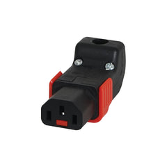 IEC LOCK IEC C13 Rewireable Socket (Up/Down)