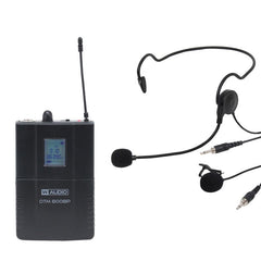 W Audio DTM 800BP Add On Beltpack Kit CH70 UHF Lapel Headset