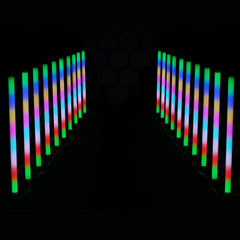 8x Equinox Pulse Tube LED Rainbow Colour Changing DJ Disco Party Light Effect