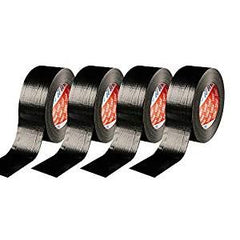 4x TESA Gaffa Black Tape 50M x 50MM Stage Lighting Suitable for Cables/Leads