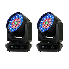 2x ADJ Vizi Wash Pro 570W RGBW LED Moving Head Variable Zoom