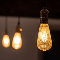 Lampe à Filament Craquelé Prolite 4W Dimmable LED ST64 2100K BC