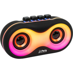 Party Light &amp; Sound PARTY-OWL Beleuchteter Bluetooth-Lautsprecher