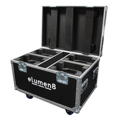 elumen8 Quad 1RE Beam Flight Case Moving Head Flightcase
