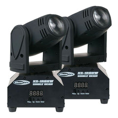 2x Showtec XS-1RGBW Mini Moving Head